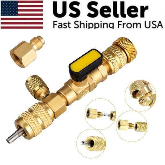 HVAC AC Schrader Valve Core Remover 1/4 & 5/16 Port Tool