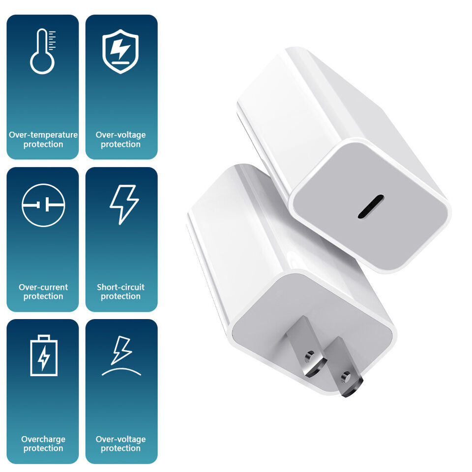 20W PD USB-C Speedy Charger Set for iPhone 15 & iPad Pro