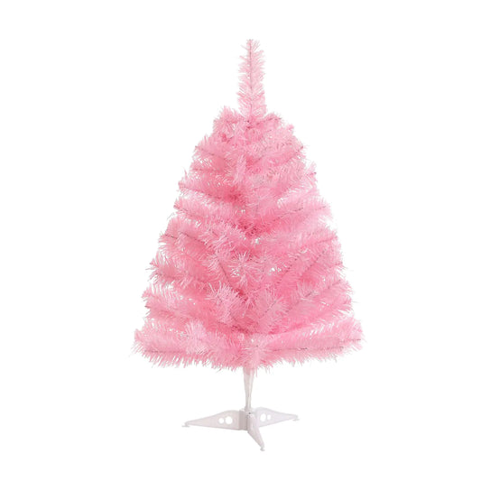 Pink Miniature 2FT Christmas Tree with Stand