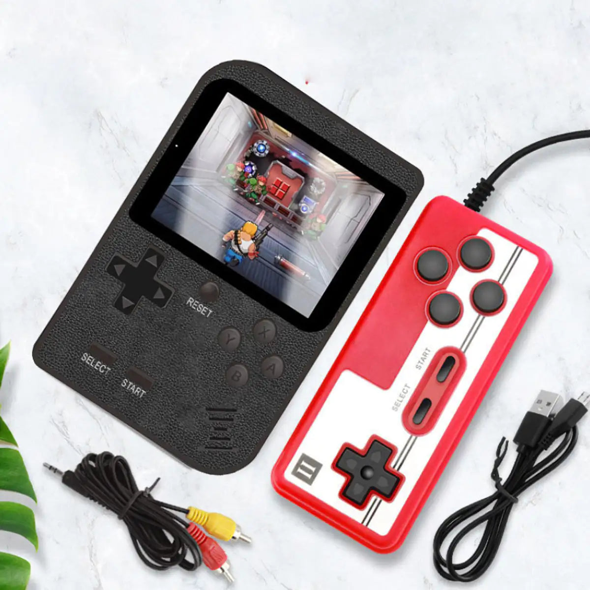 Travel Gamer Plus: 400-In-1 System & Extra Controller
