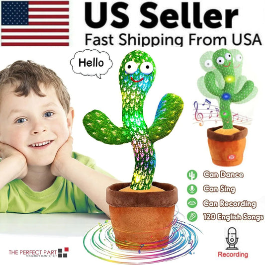 Musical Dancing Cactus Plush Toy