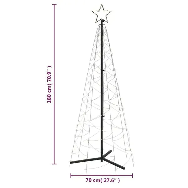 Enchanted Winter Cone Tree 200 LEDs