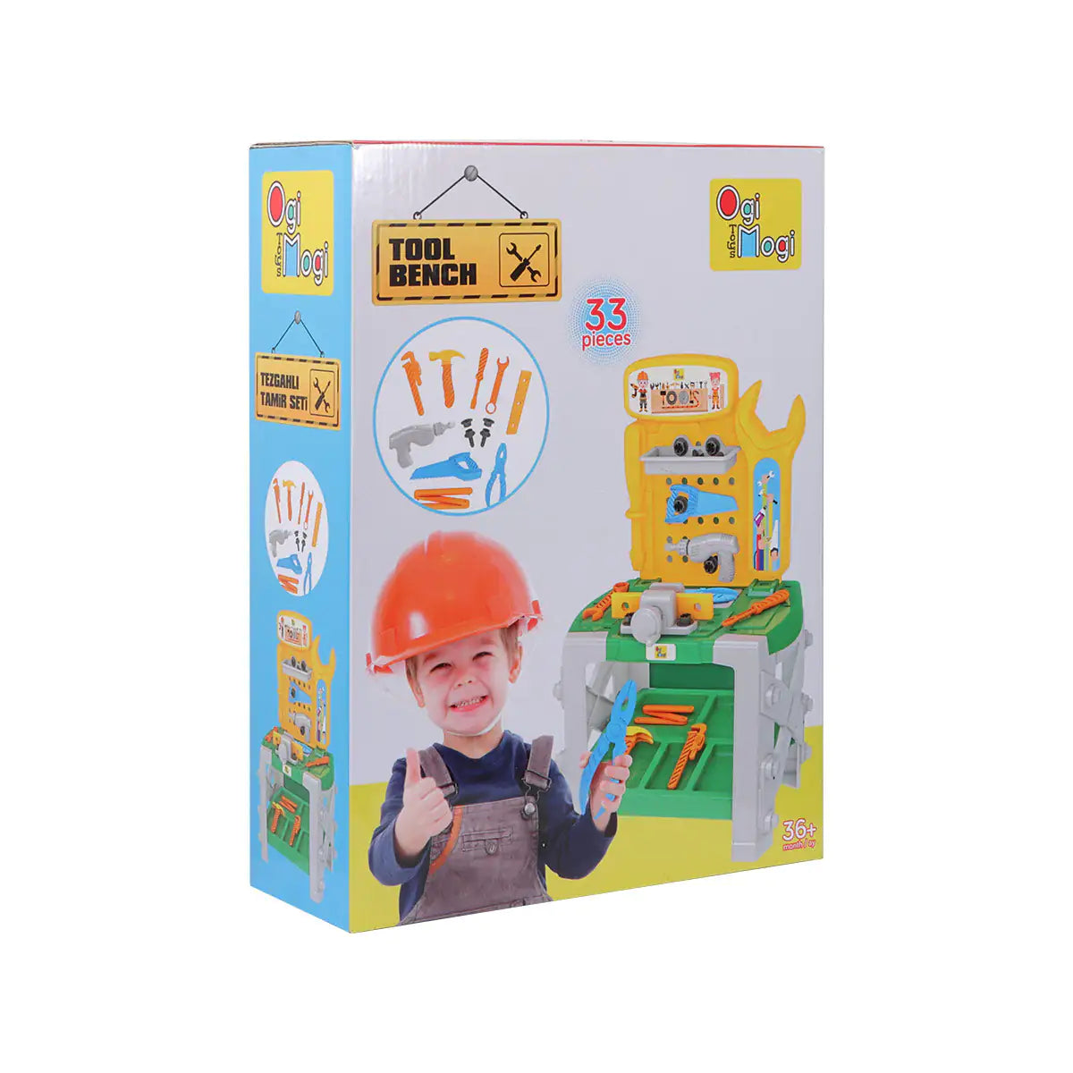 Ogi Mogi 33-Piece Children's Tool Bench