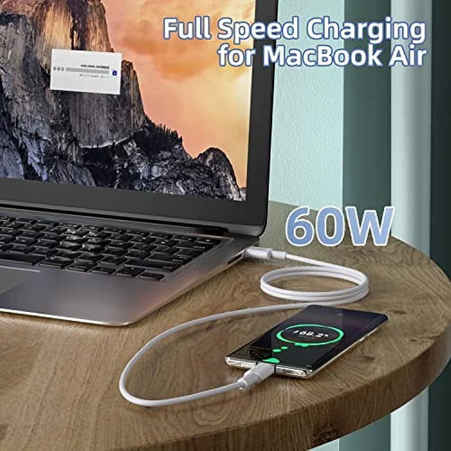 3x 6FT USB-C Fast Charging Type C Cables