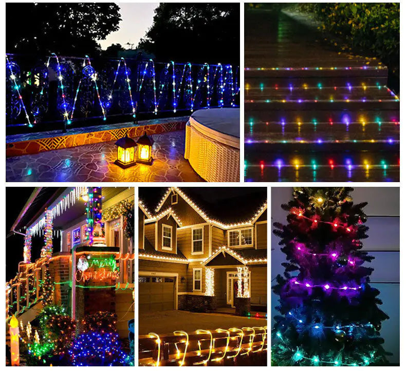100 LED 33ft Decorative Outdoor Rope Lights